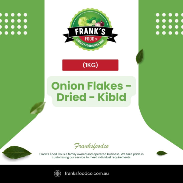 Onion Flakes - Dried - Kibld (1kg)