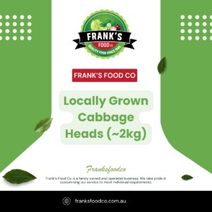 Locally Grown Cabbage Heads (~2kg)