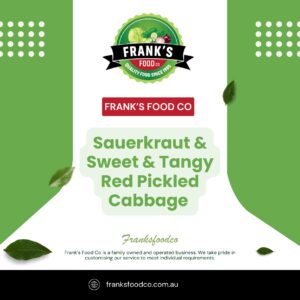 Sauerkraut & Sweet & Tangy Red Pickled Cabbage – Handmade & Natural