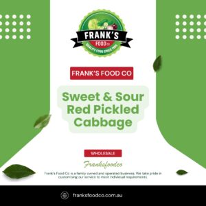 Wholesale – Sweet & Sour Red Pickled Cabbage