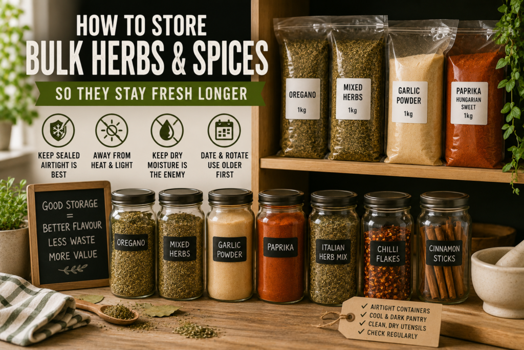 how to store bulk herbs and spices so they stay fresh longer How to Store Bulk Herbs and Spices So They Stay Fresh Longer